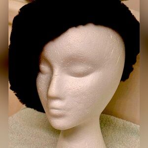 Dark Chocolate Faux Fur Beret